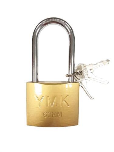 YMK-1250BL 50 MM SARI UZUN ASMA KİLİT 