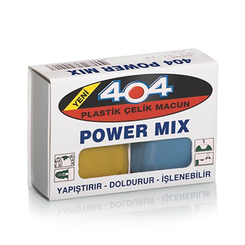 404 POWER MİX 80 GR. ÇELİK MACUN YAPIŞTIRICI