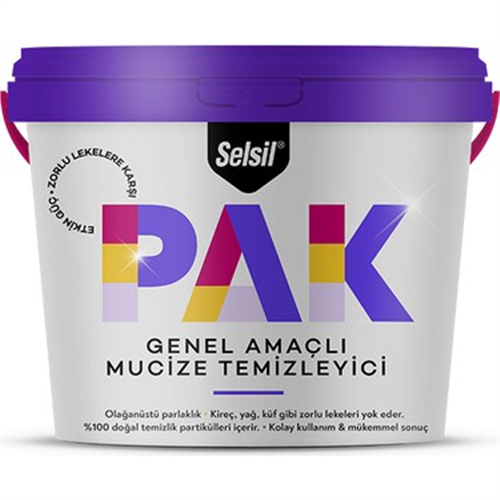 SELSİL PAK MUCİZE TEMİZLEYİCİ KREM GENEL AMAÇLI 500 GR