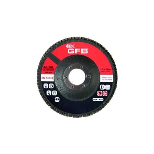 2327 GFB ALÜM. FLAP DİSK ZIMPARA 115*60 KUM KIRMIZI
