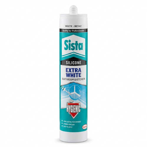 SİSTA EXTRA WHİTE DUŞAKABİN SİLİKONU 280 ML