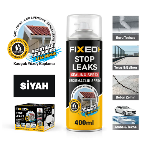 SGS SIZDIRMAZLIK SPREYİ SİYAH 400 ML