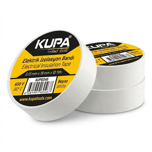 KUPA ELEKTRİK İZOLASYON BANDI BEYAZ 19MM*10YRD
